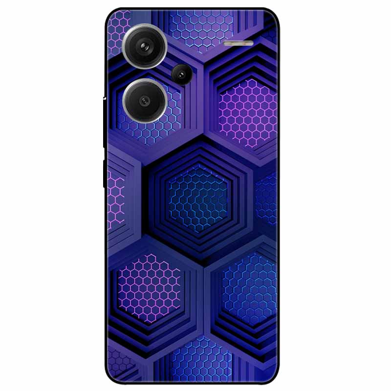 For Redmi Note 13 Pro Plus 5G Pro+ Case Soft Black Painted Cats TPU Funda For Xiaomi Redmi Note 13 Pro 5G Note13 Silicone Cover