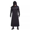 Halloween medieval steampunk plague doctor costume black robe stage costume