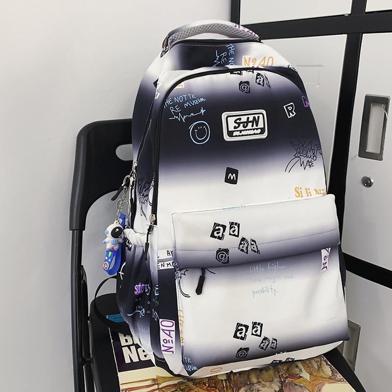 Schoolbag Children Elementary School Girls Junior High School College Students High School Students Large Capacity Printing