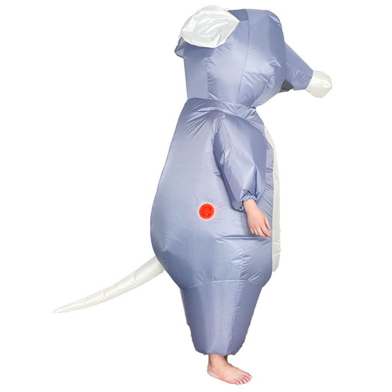 Cute Inflatable Mouse Costume for Halloween and Christmas - Adult Cosplay and Performance Outfit