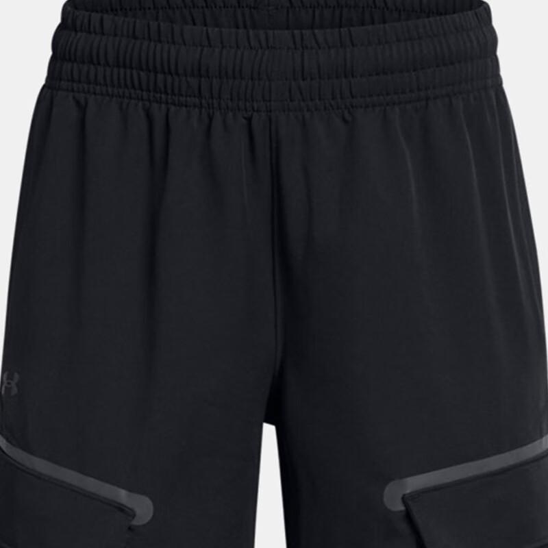 Under Armour Outdoor Comfortable Solid Color Woven Mid-Rise Casual Pants Women bottoms Black 1386481-001