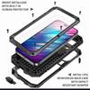 Full Metal Armor Heavy Duty Cover for Apple Iphone 14 13 12 Pro Max Camera Screen Protection Shockproof Phone Case