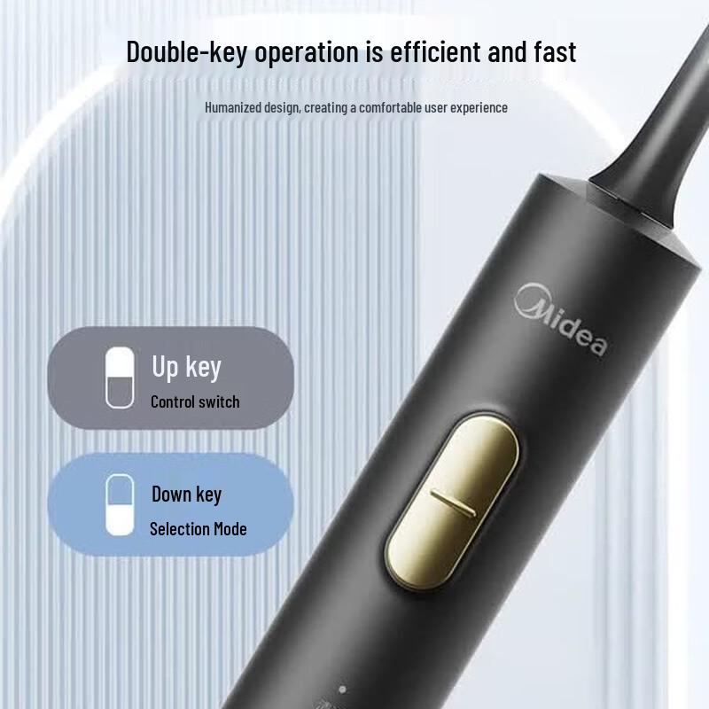 Midea S1PX Sonic Electric Toothbrush with 180-Day Battery Life CN Plug (adapter Included)