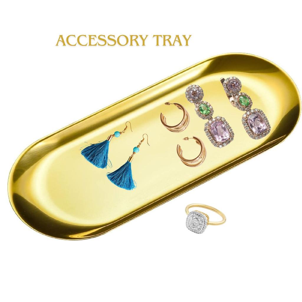 CIWS Cash Tray, Coin Tray, Carton, Small Item Holder, Cashier Tray (Gold)