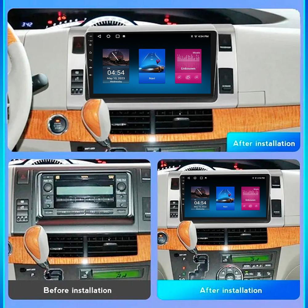 For Toyota Estima 2006-2015 Navigation GPS Android Car Radio Multimedia Player Stereo wifi+4G Carplay auto video