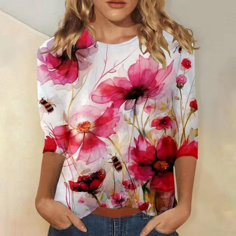 

Набивной узор осень/зима Женское платье однотонное с V-образным вырезом и длинным рукавом Повседневная утягивающая футболка XS-8XL 4XL