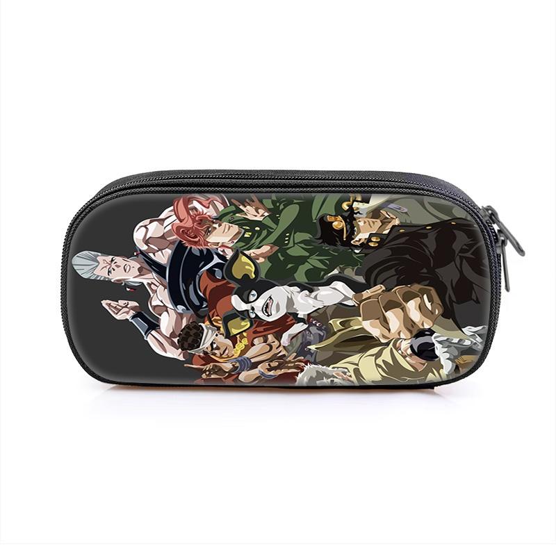 Astuccio per matite JoJo's Bizarre Adventure versatile cartone animato grande capacità articolo popolare miglior regalo per ragazzo o ragazza per compleanni scolastici
