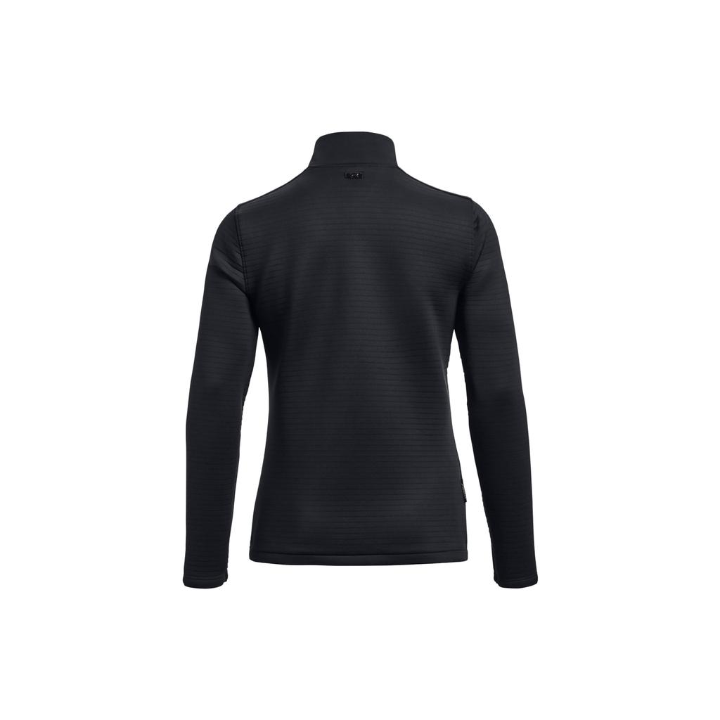 Under Armour Storm Daytona Solid Color Stand Collar Zip Jacket Women Jacket Black 1380130-001