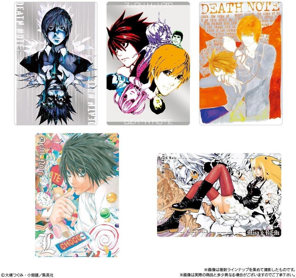 BANDAI DEATH NOTE Wafer Card Collection 20 Packs Box Japan