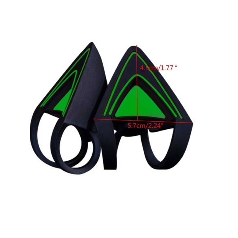 Silicone Cat Kitty Ears Lovely Attachable Accessory for Kraken V2 special/Kraken 2019/ Kraken TE /7.1 V2 Headphone
