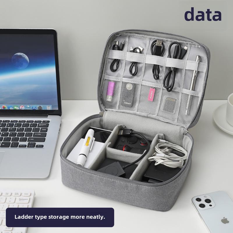 Multi-Purpose Large Capacity Portable Storage Bag for Cosmetics and Power Bank