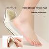 2 Pairs Breathable Heel Liner T-Shaped Heel Grips for Shoes Anti-Slip Cushion Pads for Loose Shoes Blister Prevention Size Adjuster for Heels