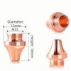 Beveling Structure Laser Cutting Nozzle Fiber Laser Nozzle  Laser Head Accessories