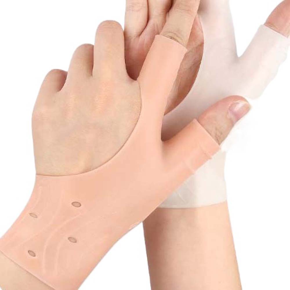 2Pcs Compression Pain Wrist Brace Gloves Thumb Immobilizer Wrist Support  Bodybuilding
