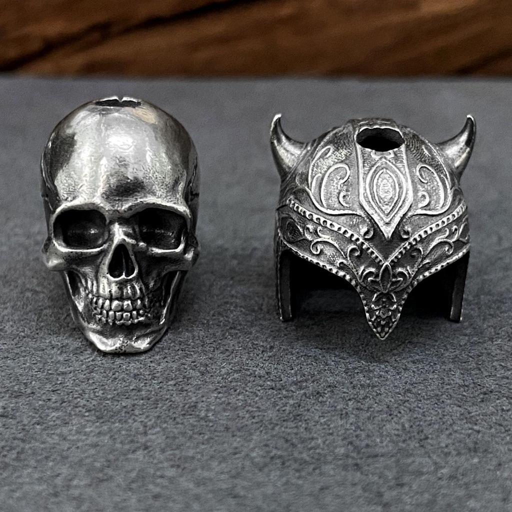 Detachable Skull Beads: Decorative Spacer for Bracelets & Necklaces - Tibetan Retro Accessories