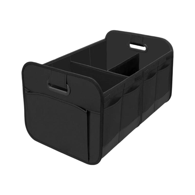 

Secure Vehicle Organizers with Multiple Compartments Waterproof Foldable Car Storage Bag for Convenient Packing in Trunk