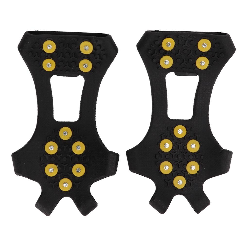 10 Steel Studs Snow Grips Durable Steel Anti-Slip Crampons Long-lasting Traction Cleats  Hiking