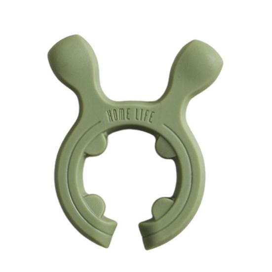 Spatula Holder Spoon Rest Heat Resistance Non-Slip Silicone Pot Spoon Holder Clip Mini Stove Top Spatula Holder