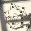 Fashion Beaded Necklaces Long Sweater Chain Necklace Faceted Colorful Candy Fruit Sugar Pendant Crystal Necklace Stainless Steel