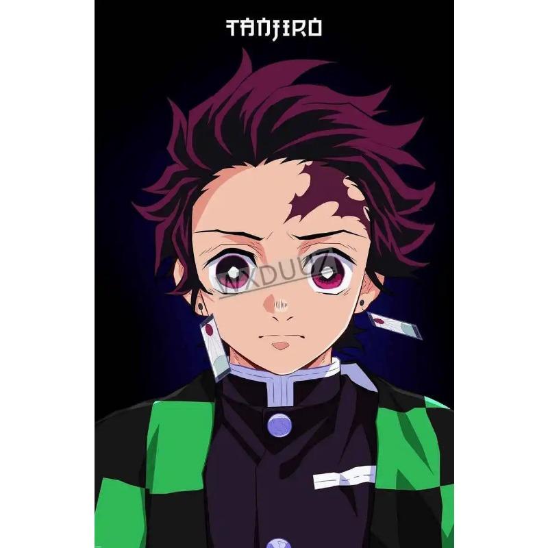 Abstract Modern Japanese Anime Demon Slayer Poster Character Canvas Painting Print Design Office Home Wall Decor Pictur Posters