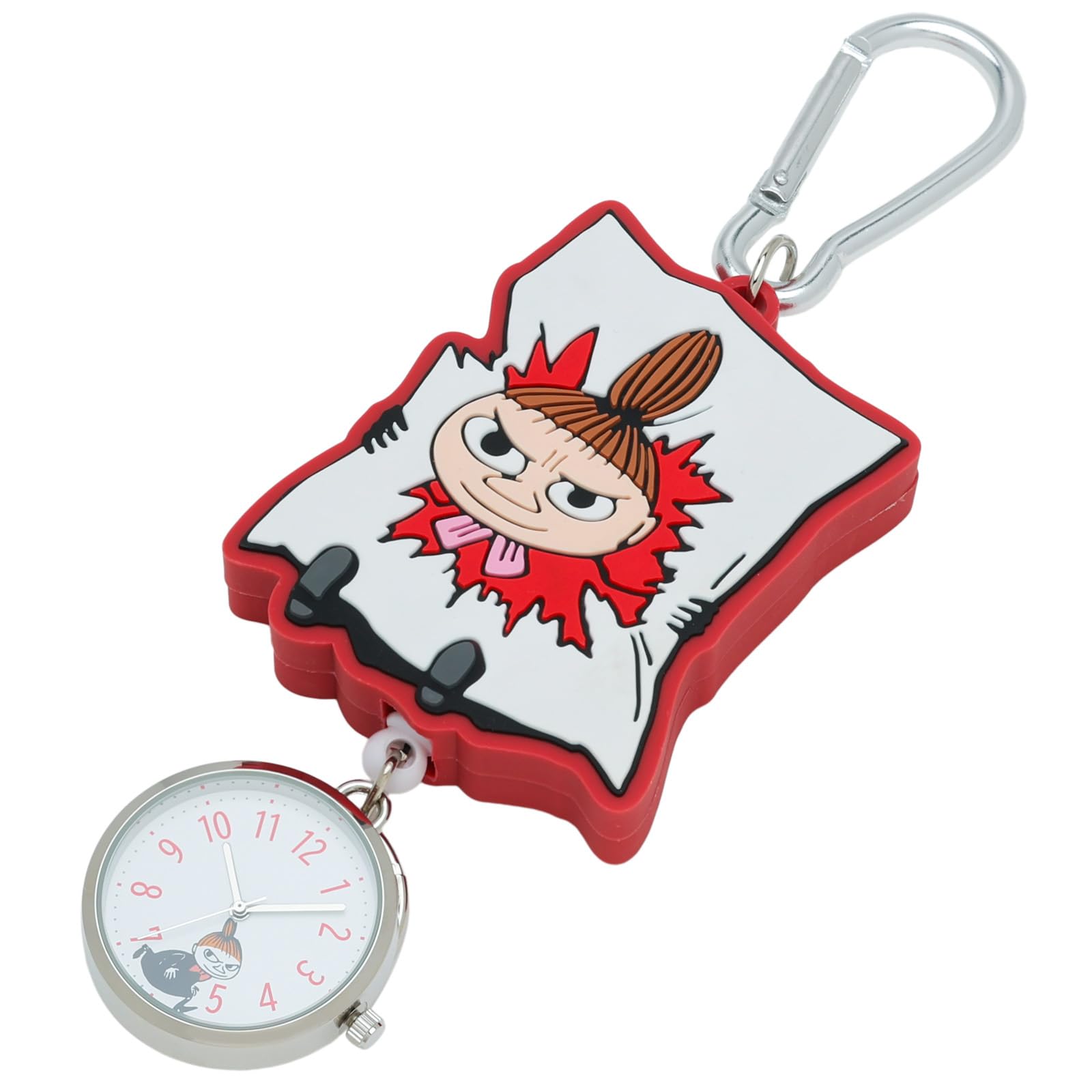 World Moomin Keychain Rubber Reel Watch Little My Little My Watch Keychain Free Size [Perfect Tokyo]