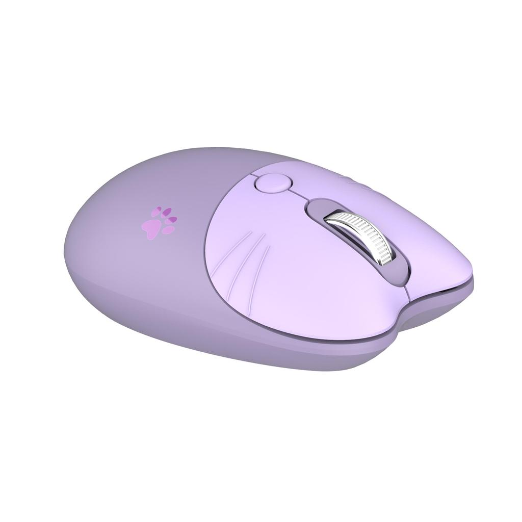 2,4G Cat Wireless Mouse Stummschaltung USB-Empfänger Niedliche tragbare 3-Stufen-DPI-Maus für M3-Laptop-Computer 2,4G Wireless Mouse Niedliche Maus