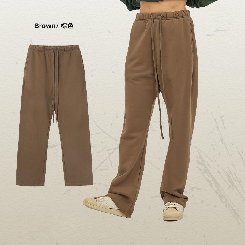 EastRogue New Streetwear Brand SMIROON Loose Fit Wide-leg Pants with Drawstring Casual Straight-leg Trousers