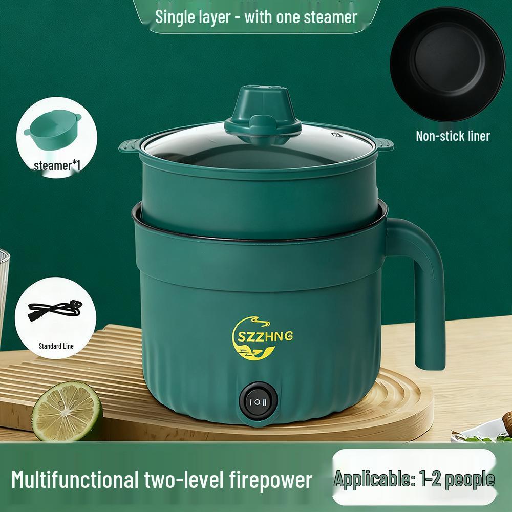 Compact Multifunctional Electric Cooking Pot for Dorms & Students