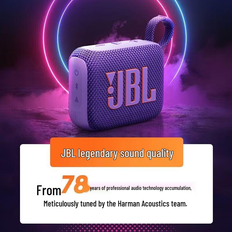 JBL GO4 Portable Bluetooth Speaker CN plug (adapter included)