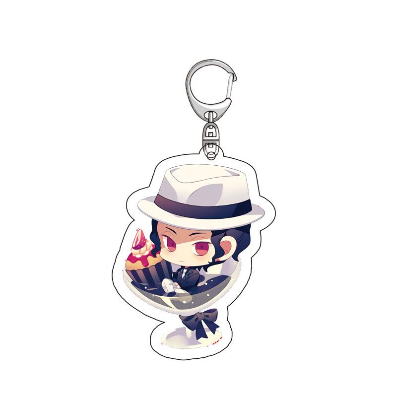

Anime Cartoon Acrylic Keychain Demon Slayer Nezuko Tanjiro Charm Keychain Accessories Gift for Fans Cosplay Collection 55mm