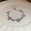 Electroplated Zircon Sun Love Bracelet Niche Sweet Versatile Bracelet Temperament Light Luxury High-end Jewelry Women