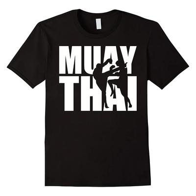 Summer Cool Tee Shirt Muay Thai Fighters Cotton T-shirt Men Short Sleeves Tshirt Tees