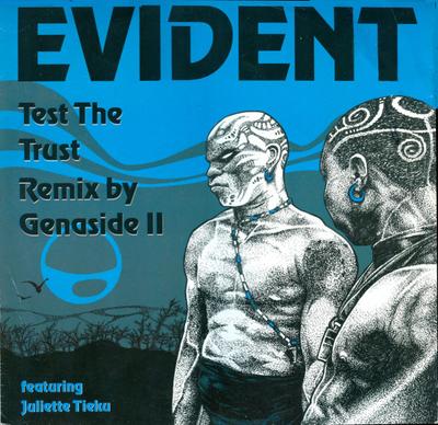 12inch Record EVIDENT - Test The Trust YRTX74 Circa 1991 UK Dance & Electronica Used