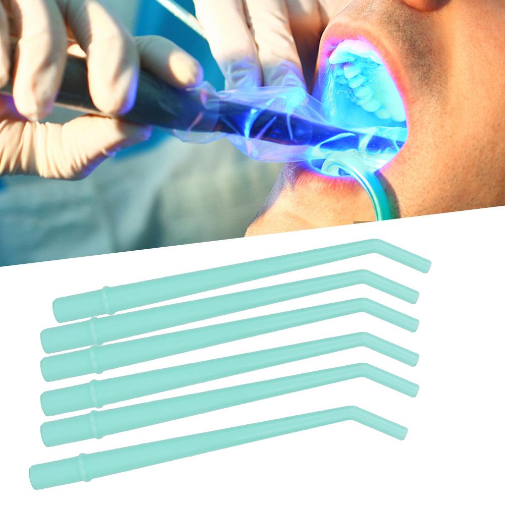 25 Stück Dental Chirurgie-Absaugspitzen Einweg Speichelabsaugschlauch Set (Grün Groß)