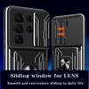 For Samsung Galaxy S25 Ultra Case PC+TPU Kickstand Phone Back Cover with Camera Slider