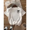 Japanese-style Double-sided Printed Fashion WOMEN'S Short-sleeve T-shirt