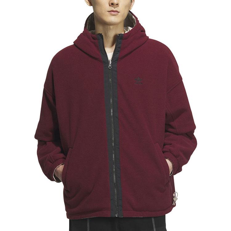 Adidas Originals Trefoil Collection Outfit Puffer Jacket Men's Beige IU4786