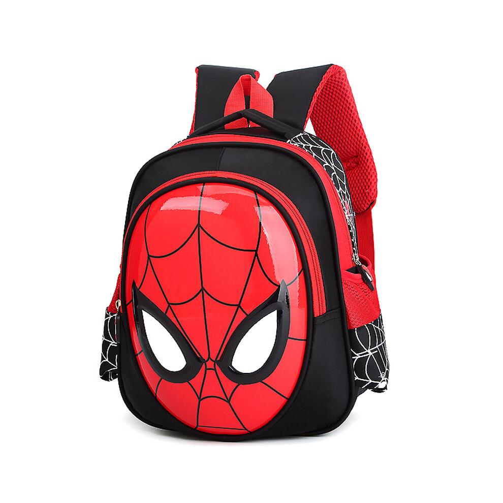 (Black) Spiderman Backpack Kids Boys Girl School Rucksack Shoulder Bag