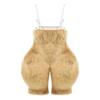 Adult Fursuit Costume Cosplay Outfit - Adorable Bunny With Floppy Ears Plush Fabric Adjustable Straps Curved Legs Anime Style