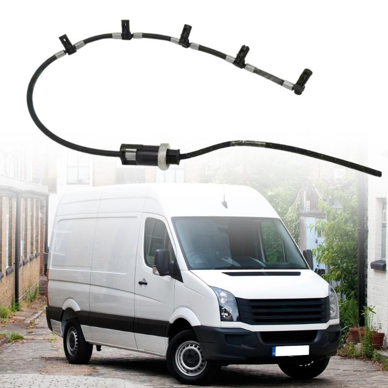 Bränsleretur läckageslang för 2008-2016 076130235 Injektorslang Rörledning med sensor Läckagereturledning