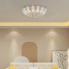 Bymaocar Lotus Shaped Lamp Ceiling Light E12 Holder, Indoor Lighting Fixture for Bedrooms, Corridors & Dining Rooms of 215.28ft²