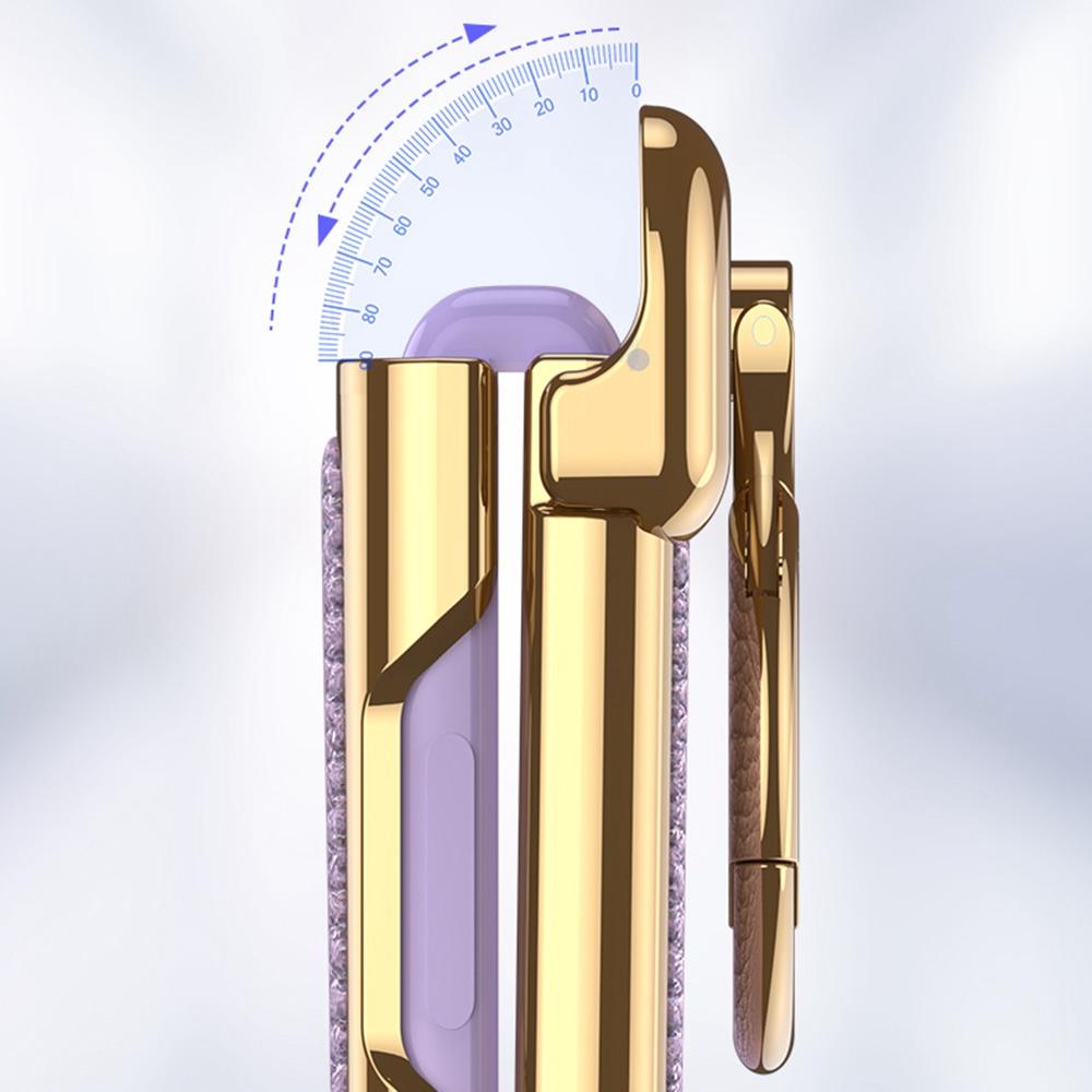 

GKK For Samsung Galaxy Z Flip4 5G Crocodile Texture PU Leather+PC+Metal Kickstand Electroplating Phone Case Small Screen Film Magnetic Hinge Cover Crocodile Pink