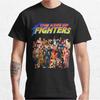 The King of Fighters 80s Retro Video Game KOF Fighting Videogames Shortsleeve Crewneck Tshirt for Men Large Size Adult Tops