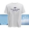 Fischerei Element Kurzarm Rundhals Köderfischerei Aufdruck T-Shirt Meeresfischerei Outdoor Angeln Atmungsaktives Baumwoll-T-Shirt