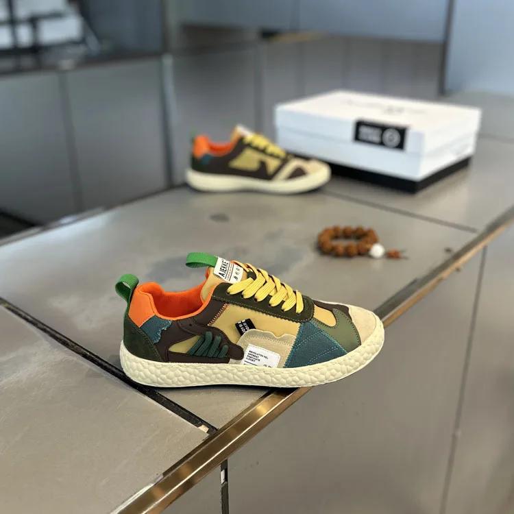 

Модные Новые Мужские Кроссовки Модный Тренд Повседневная Обувь Уличные Дышащие и Прочные Беговые Кроссовки Высокое Качество Zapatos Para Hombres 44 верблюд