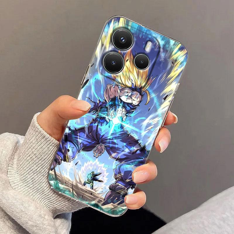 Dragons Balls Cell Anime Case For Xiaomi Redmi Note 15 14 13 12 11 Pro Plus Cover For Redmi 15C 15 14C 13C 12C Clear Phone Cases