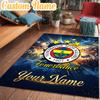Benutzerdefinierter Name Fenerbahçe Spor Teppich Büro Teppich, Innen Teppich, Stuhl Teppich, Wohnzimmer, Fußmatte Spiel Teppich Heimdekoration Geburtstag Weihnachtsgeschenke