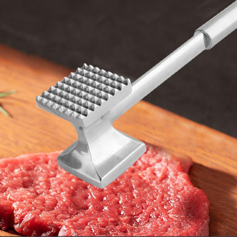 Aluminum Alloy Meat Tenderizer Hammer Mallet Tool for Pounding Beef Steak Chicken Pork Stainless Steel Meat Hammer Kitchen Tools