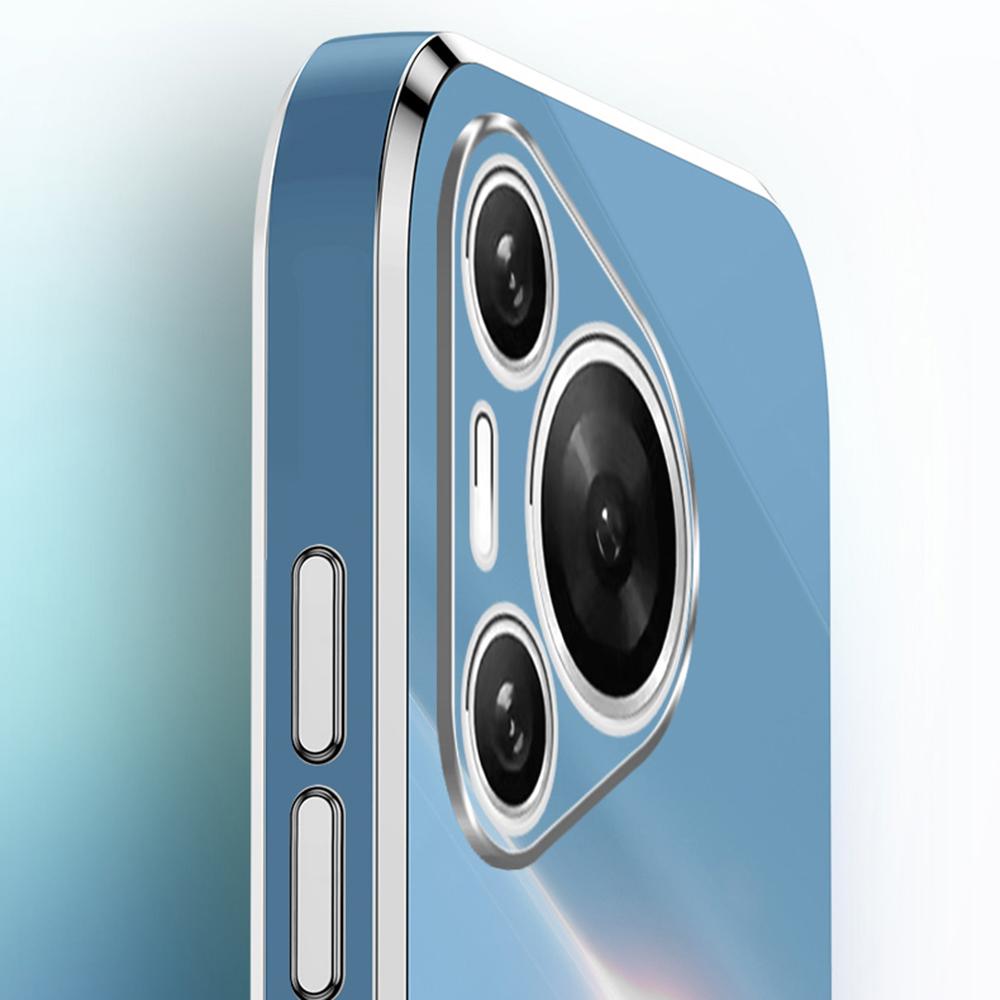 XINLI For Huawei Pura 70 Case Flexible TPU Electroplated Back Phone Cover