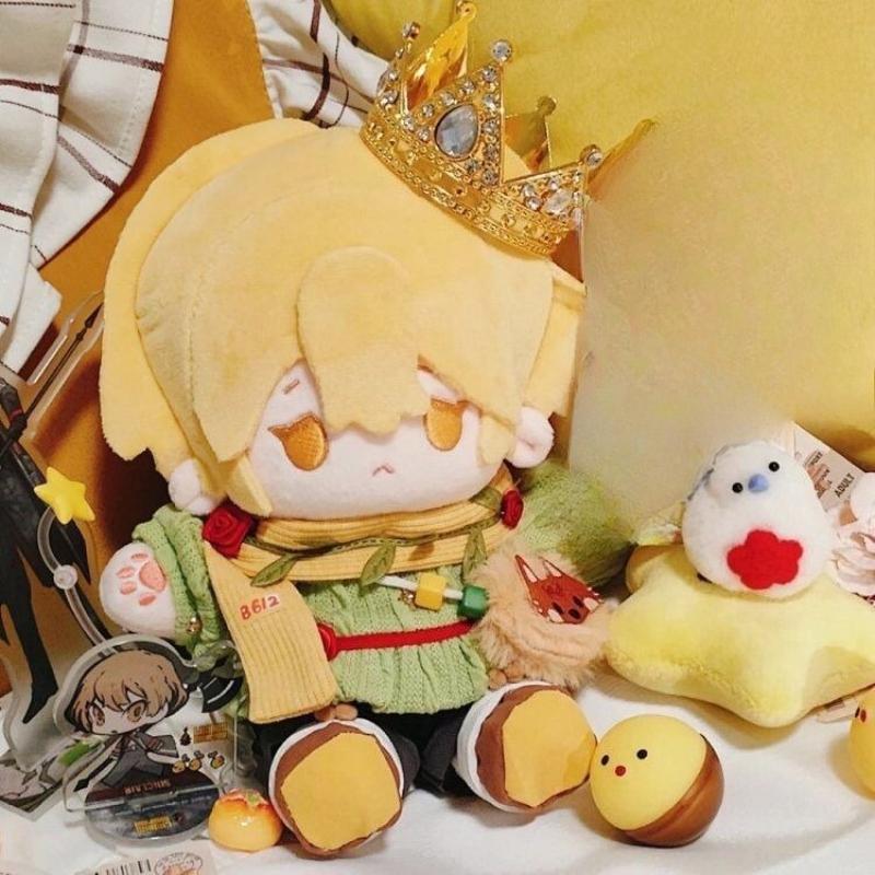 20cm Anime Game Limbus Company Sinclair Kawaii Cosplay Soft Cotton Doll Body Cartoon DIY Dress Up Clothing Toy Figures Fans Gift